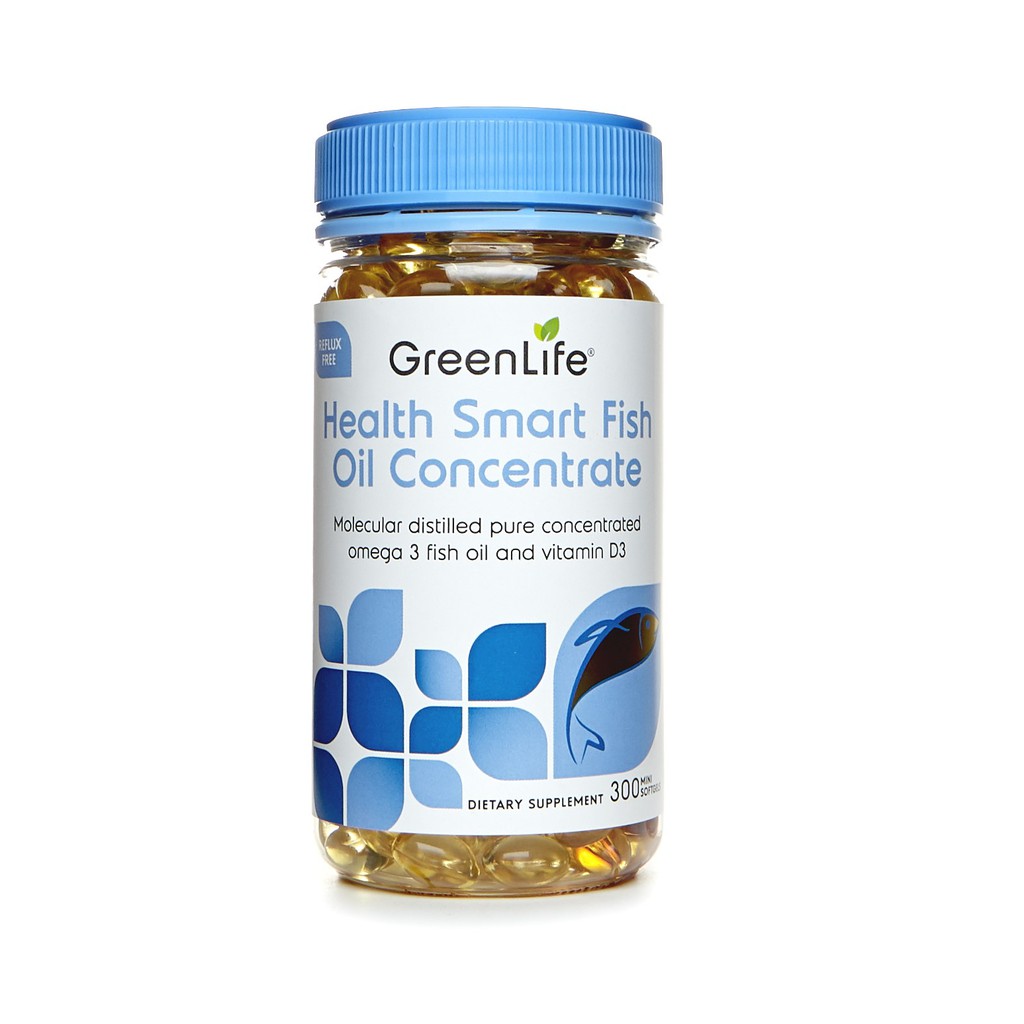 GreenLife Health Smart Fish Oil Concentrate 300 softgels Shopee Singapore