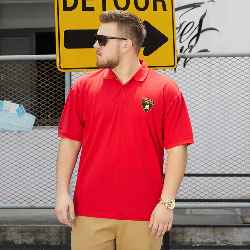 plus size green polo shirt