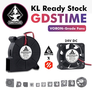 GDSTIME 24V Dual Ball Bearing Fan 4010 4020 6020 Axial 5015 3010 Blower Voron Community Approved