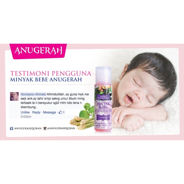 Shop Malaysia Original Bebe Anugerah Oil Hq Shopee Singapore