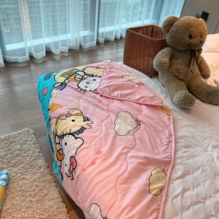 [Local Stock]EmmAmy®110x150cm Children Cotton Quilt Kids Cartoon Summer Premium Baby Blanket #8