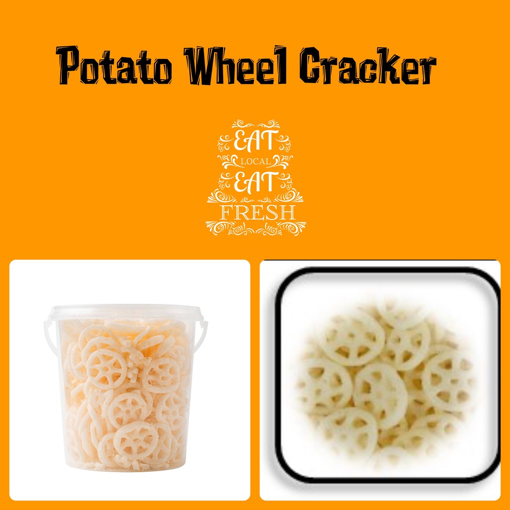 Candy House Bundle of 4 Potato wheel Cracker | Shopee Singapore