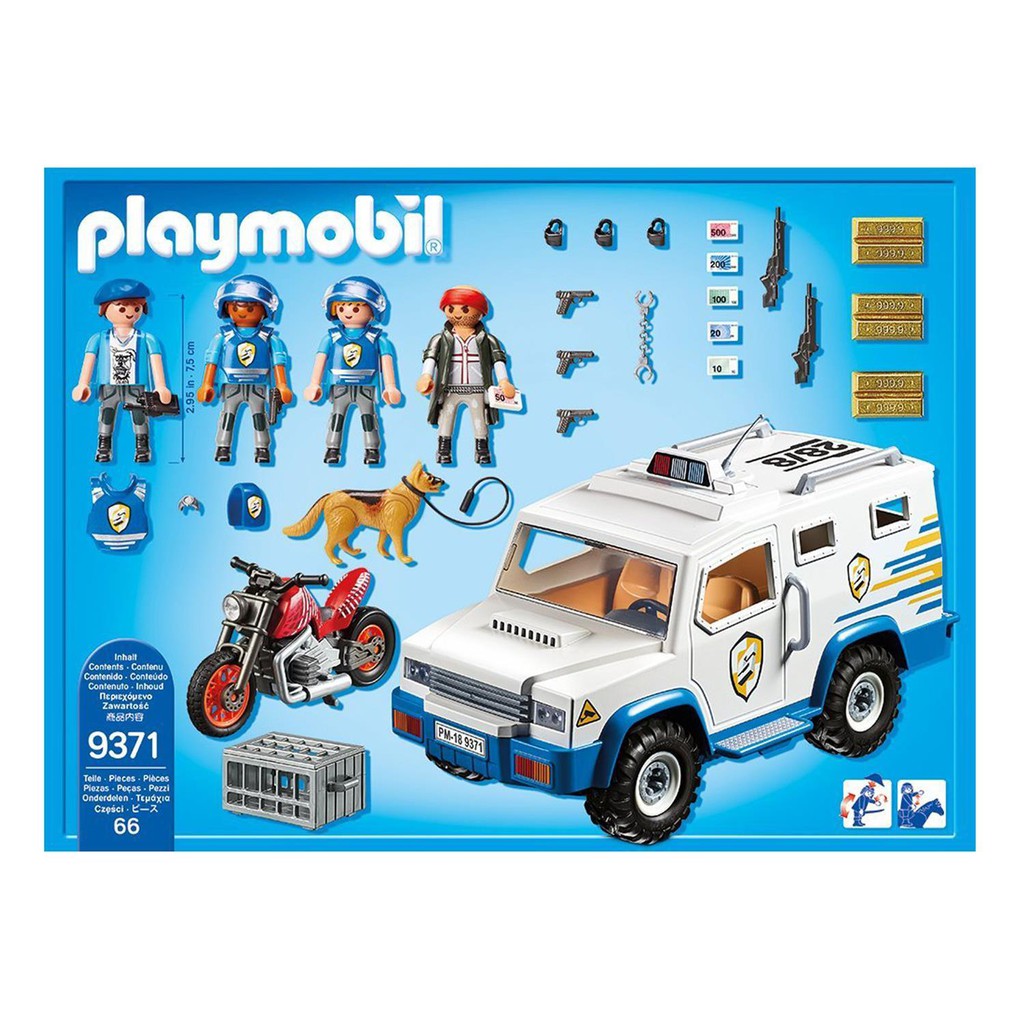 playmobil money truck