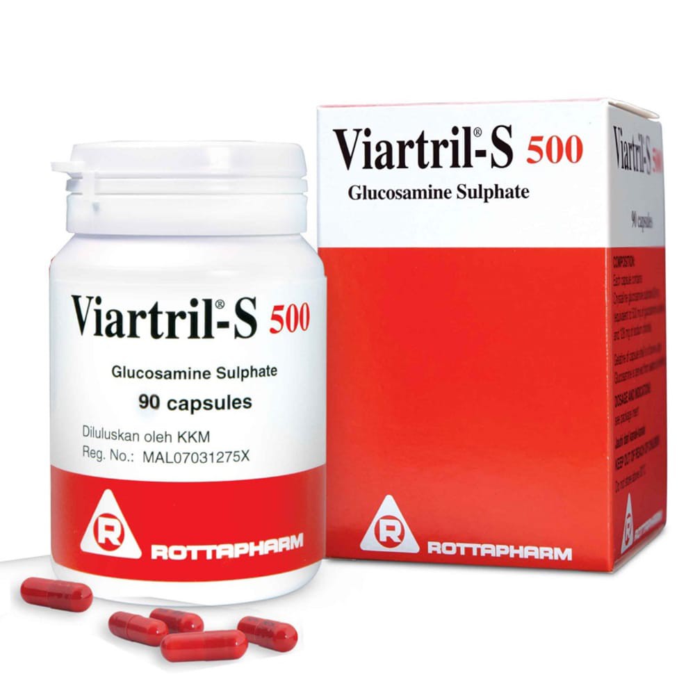 VIARTRIL-S 500Mg 90 Capsules Glucosamine