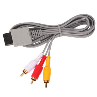 Audio Video AV Composite 3RCA Cable for Nintendo Wii Console
