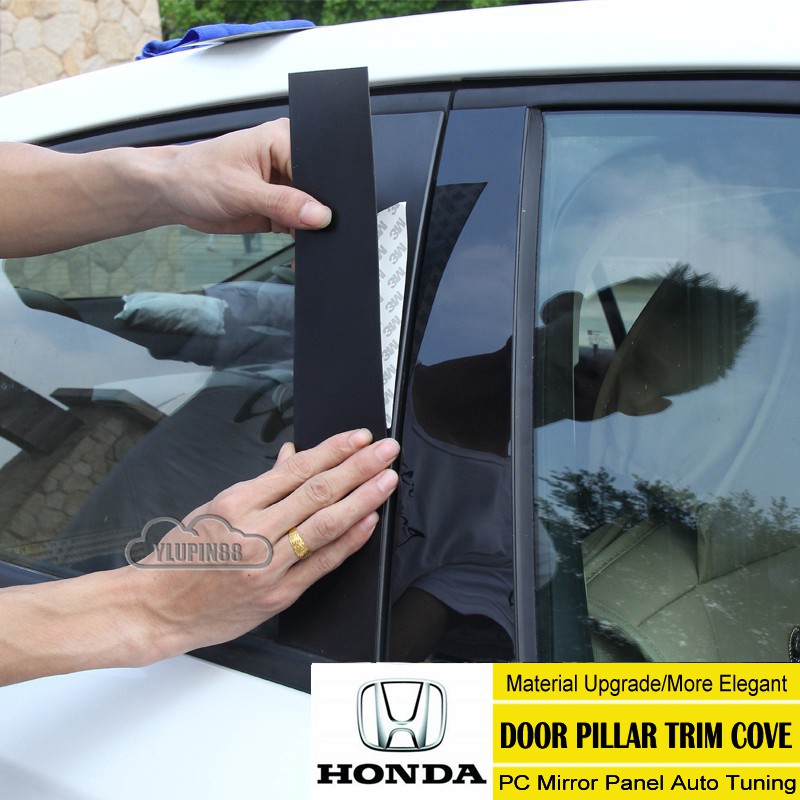 honda accord black window trim