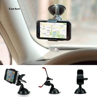 CARA_Universal 360 Degrees Rotation Car Mobile Phone GPS Sucker Holder Clip Stand