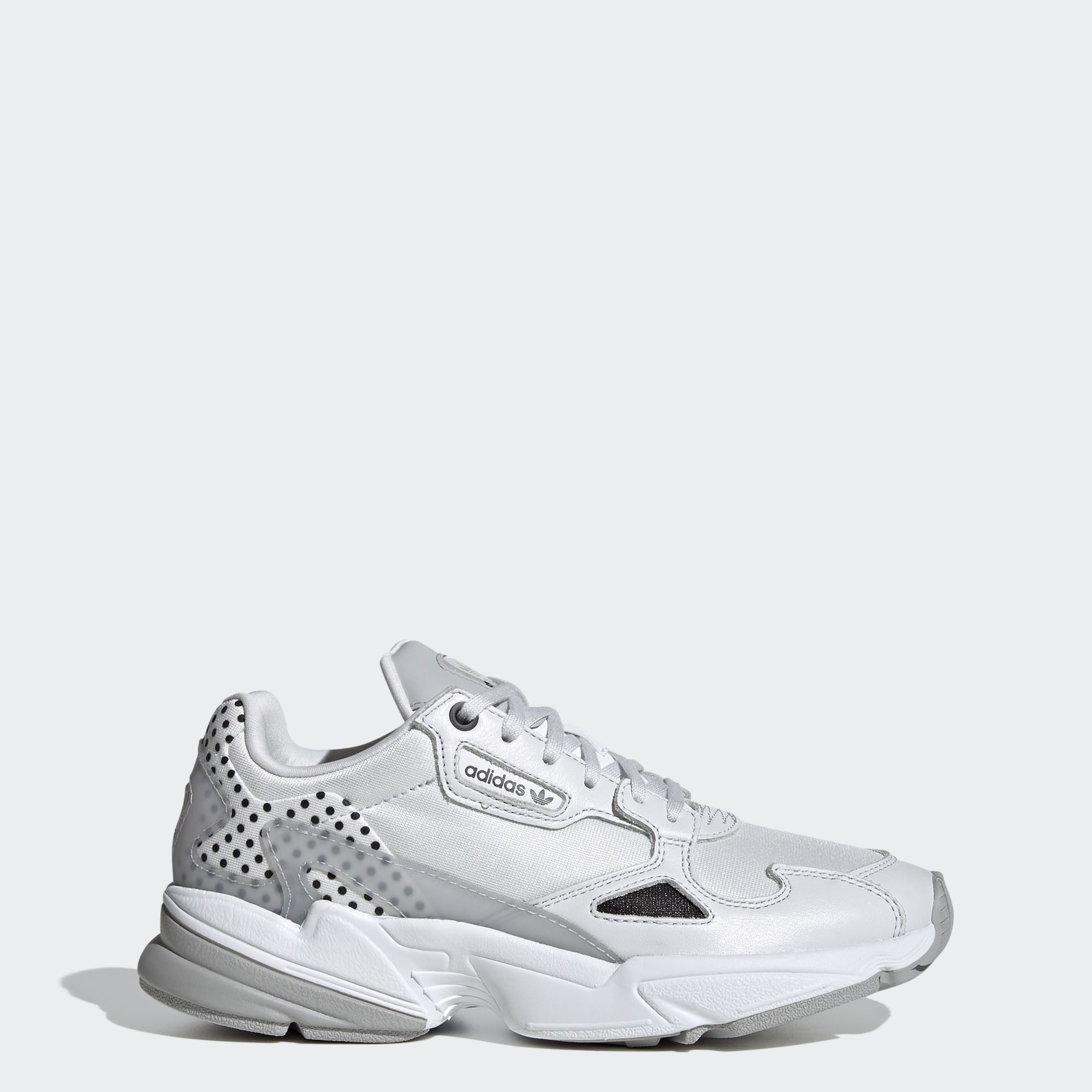 adidas originals white falcon sneakers