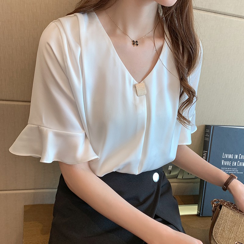 korean chiffon blouse