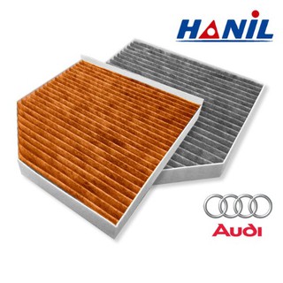 HEPA Carbon Filter for Audi A3 A4 A5 A6 A7 A8 S series Q series RS series TT Series R8 /Hanil/ Cabin Air Filter H11 HEPA Car Aircon Filter Eliminate Ultra Fine-dust Fine dust Odor, & VOC