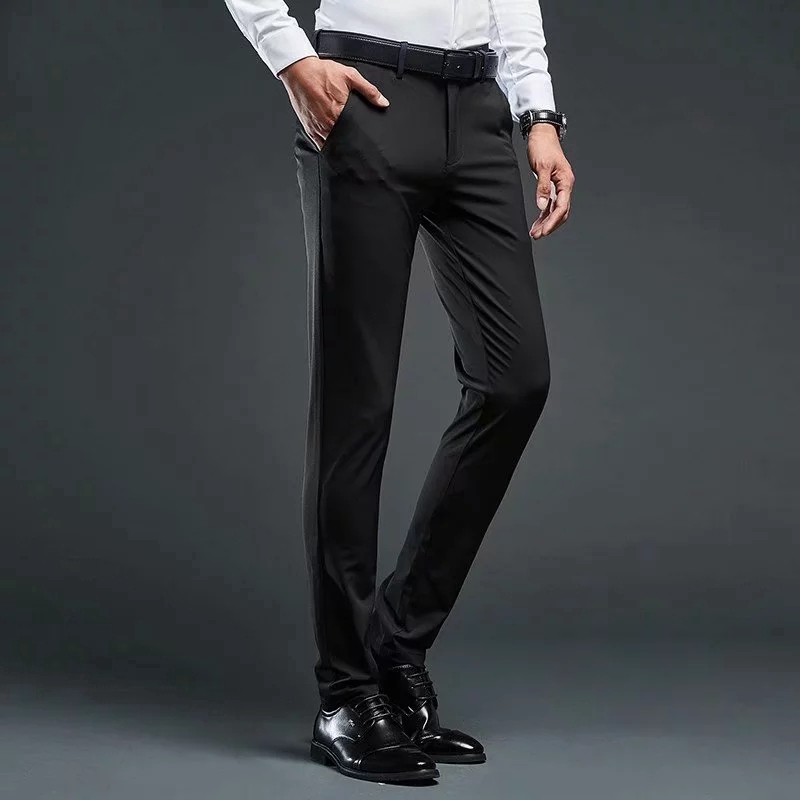 READY STOCK CEO Formal Pants Elastic Smart Men Business Casual Pant MP ...