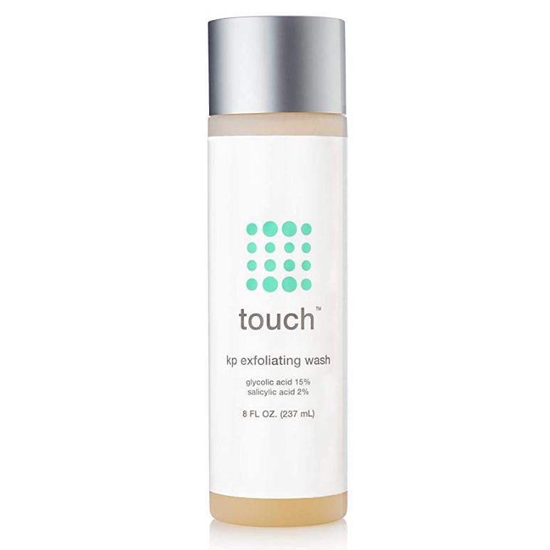touch keratosis pilaris exfoliating body wash cleanser