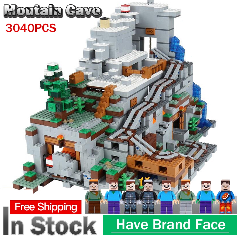 lego minecraft cave