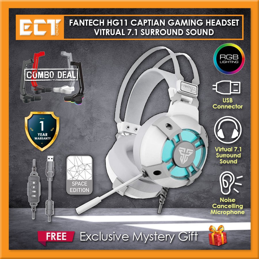 fantech white headset
