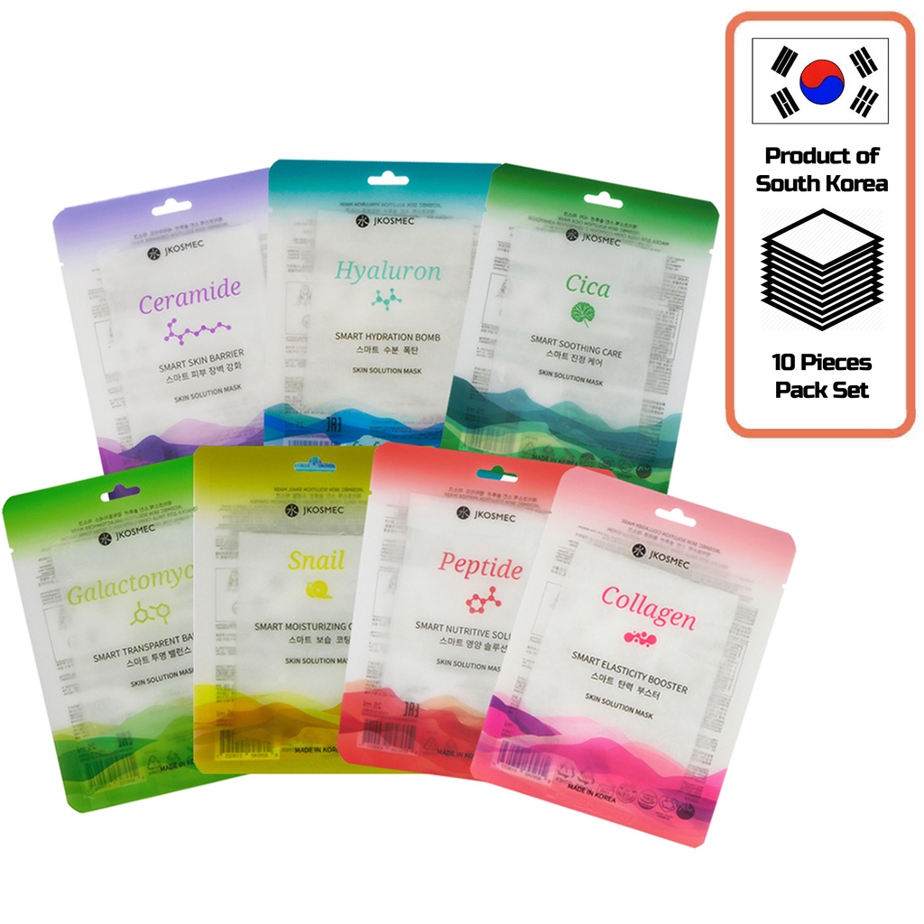 Jkosmec Skin Solutions Mask (Bundle of 10) | Shopee Singapore