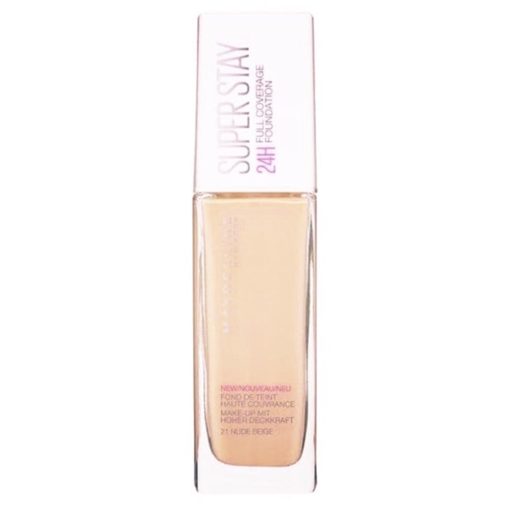 Original Maybelline Foundation Super Stay Full Cover 24 Hour Matte Pump Shopee Singapore