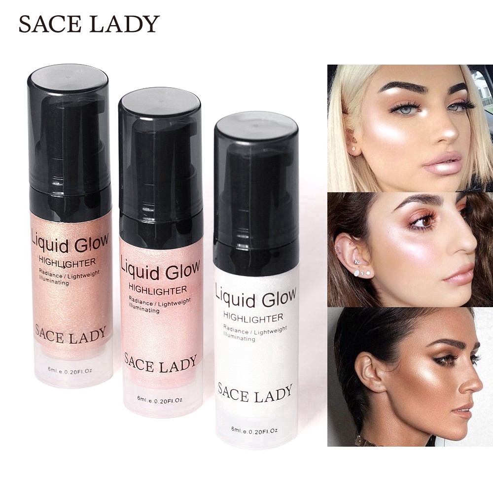 Sace Lady Liquid Highlight Lighweight Cheeck Glow Makeup Shopee Singapore