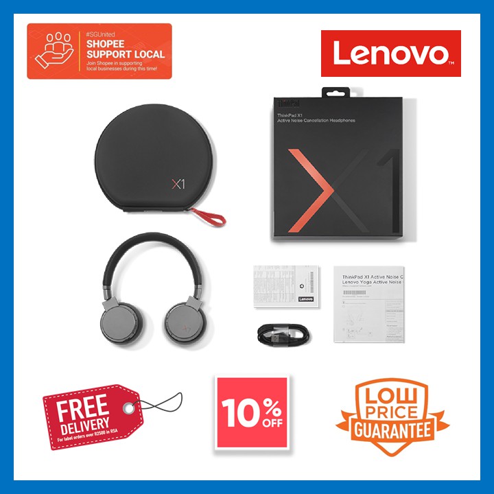 lenovo thinkpad x1 active noise cancellation headphones