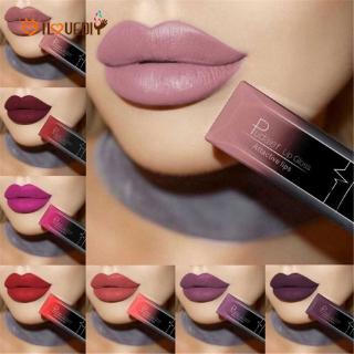 Pudaier Matte Velvet Liquid Lipstick / Waterproof Long Lasting Lip Gloss / Non-stick Cup Metallic Lip Gloss / Nude Red Tube Lips Tint / Women Daily Basic Lips Make Up Cosmetic