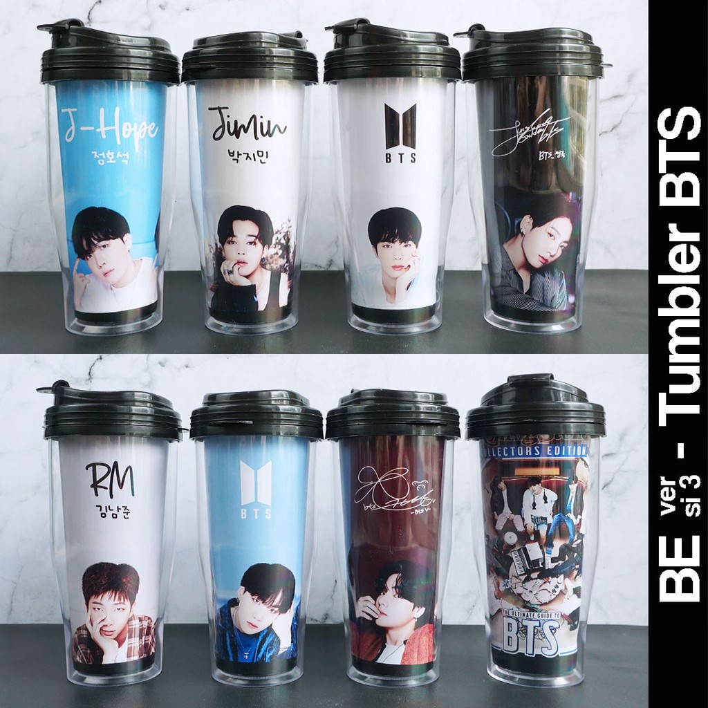 Bts BE Tumbler Version 3 / Merchandise Drinking Bottle Unofficial KPOP