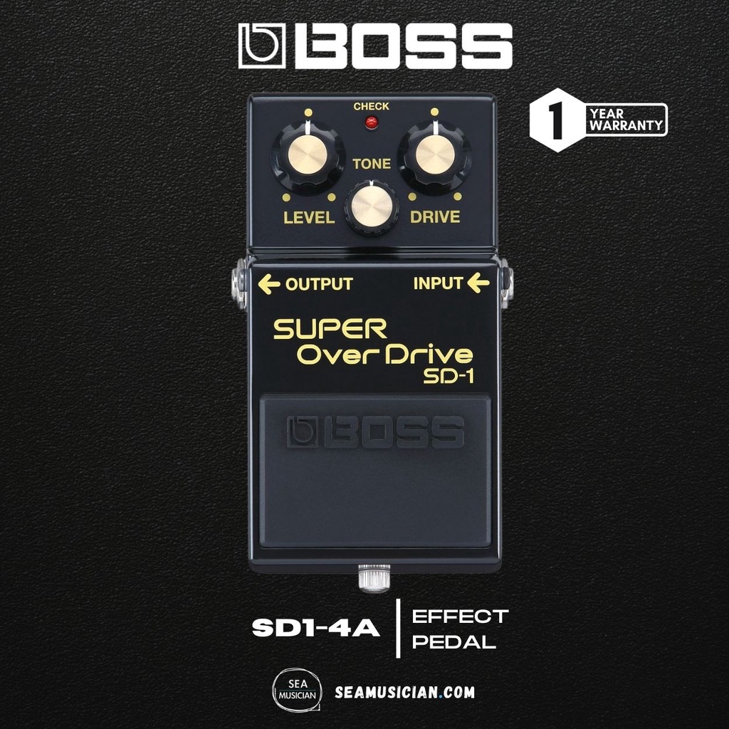 BOSS SD14A SUPER OVERDRIVE LIMITED EDITION 40TH ANNIVERSARY COMPACT