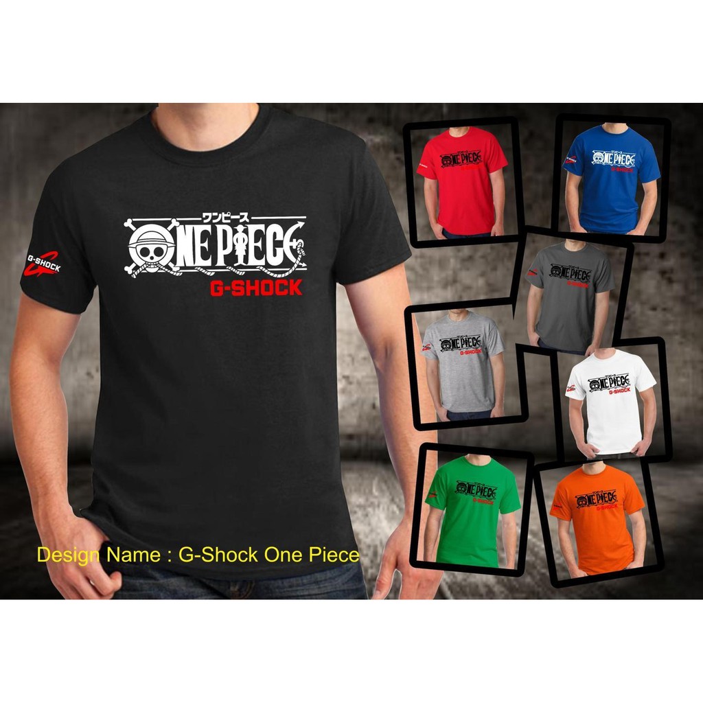 4 4 Sale T Shirt G Shock One Piece Black 100 Cotton Round Neck Lengan Pendek T Shirt Printing Cantik Shopee Singapore