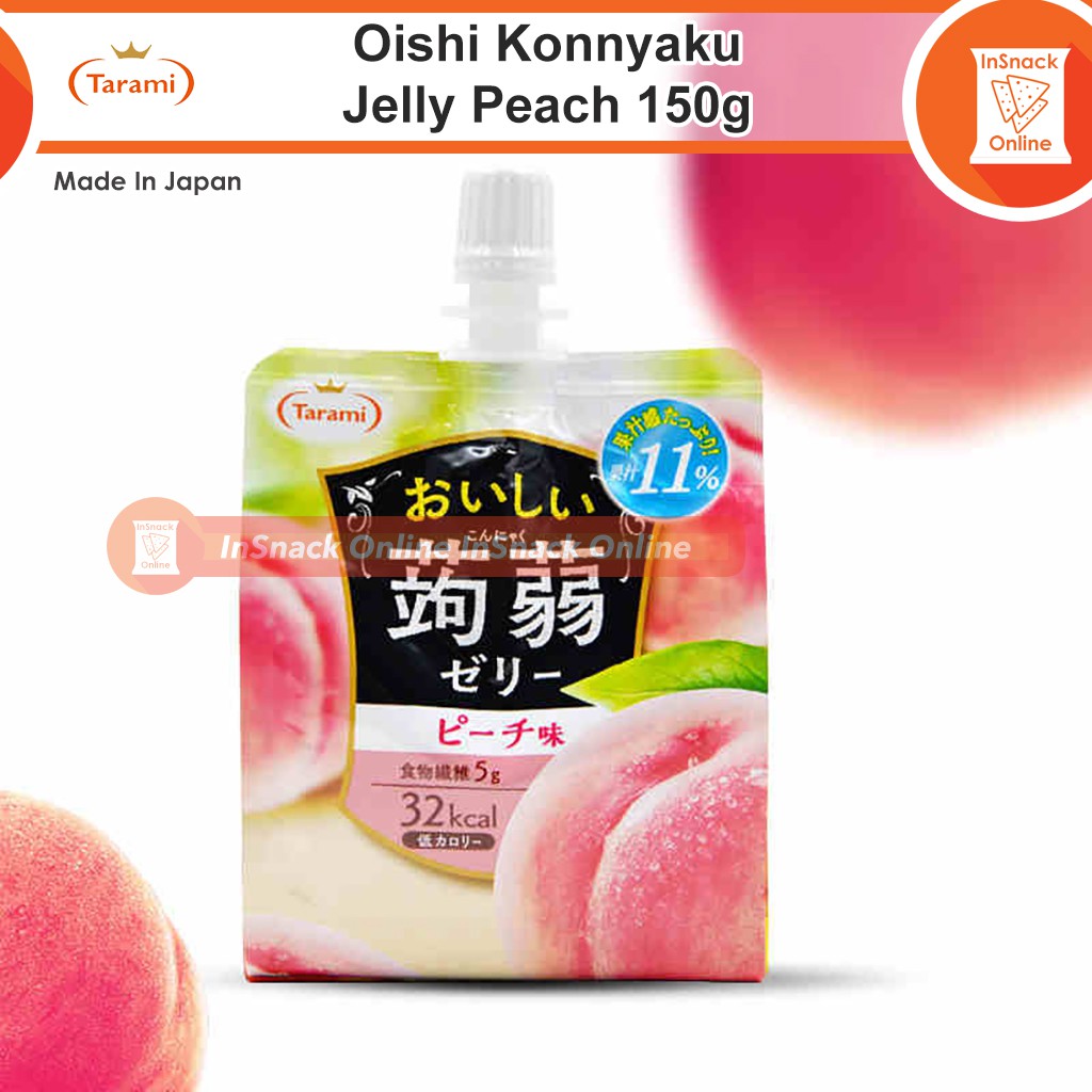 Japan Tarami Oishi Konnyaku Jelly Peach Shopee Singapore