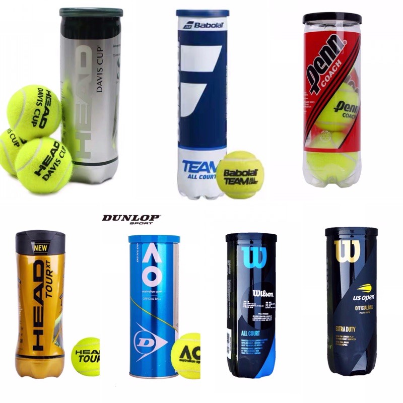 Head Championship / Head Tour XT / Babolat Team All Court / Penn Coach