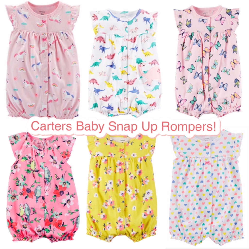 carters rompers girl