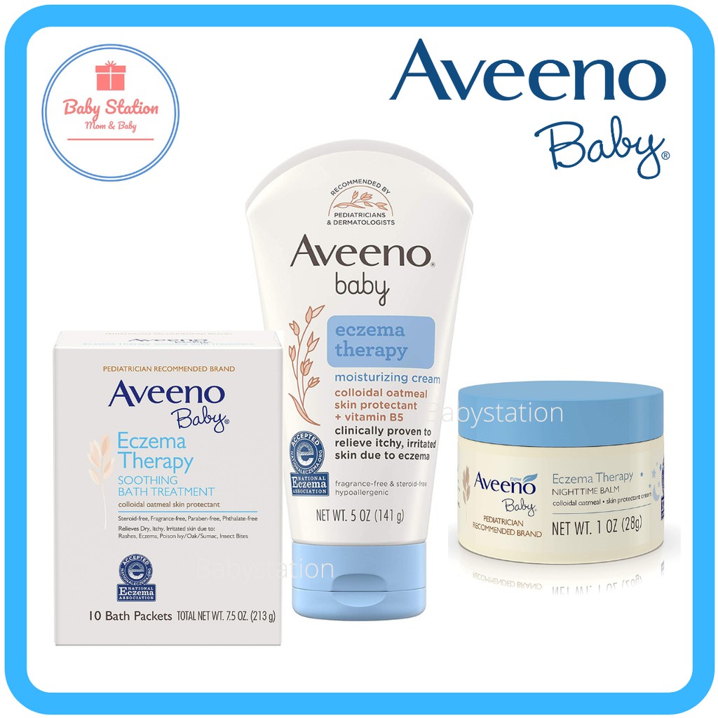aveeno eczema therapy night balm