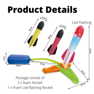 Air Powered Rocket Launcher -  Fun Toy For Children Kids Outdoor Game / STEM Games #4