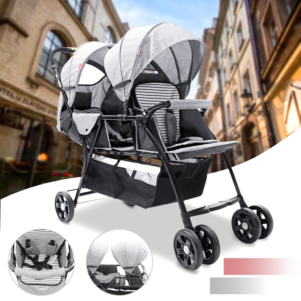 double pram stroller