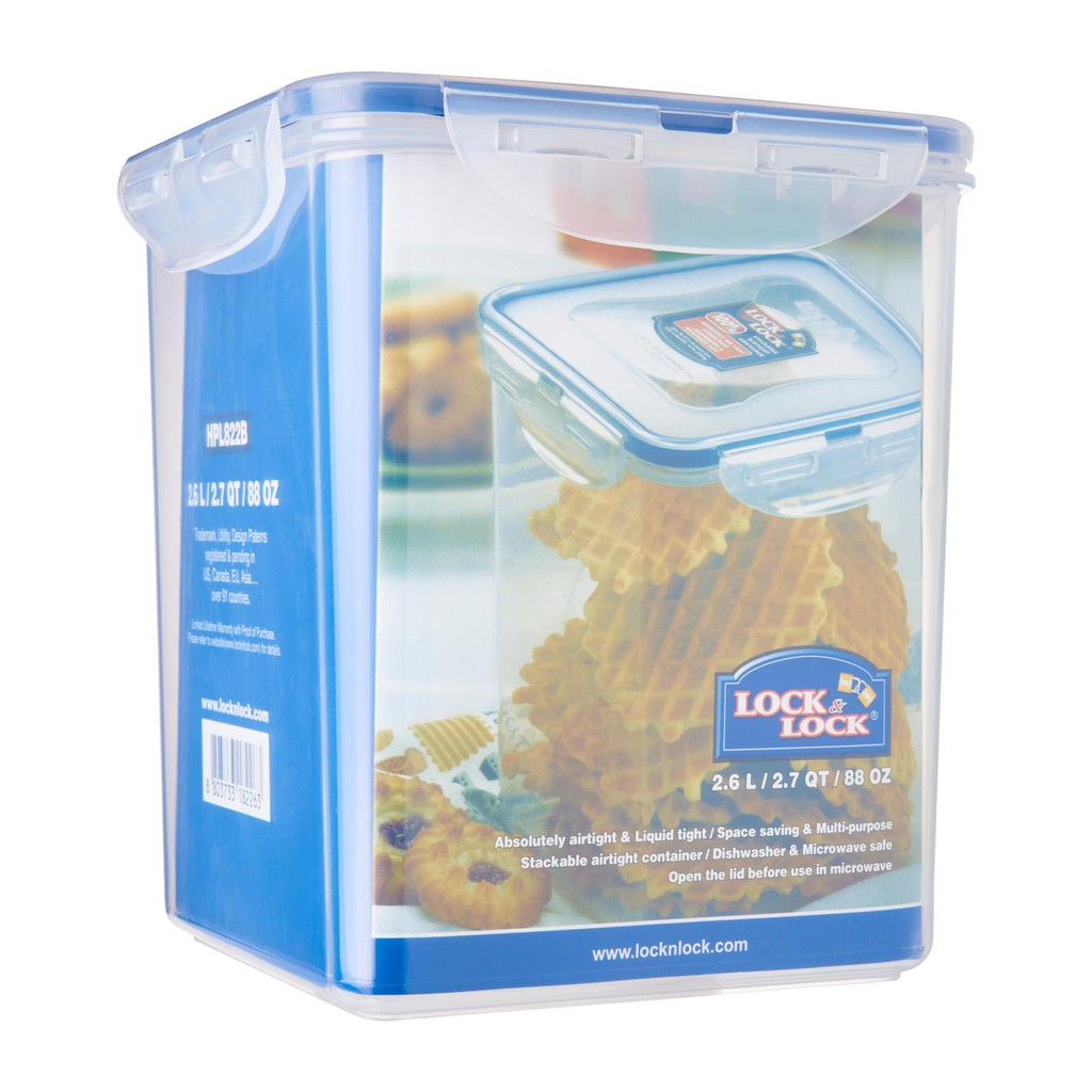 Lock & Lock Classic Food Container 2.6L (HPL822B) Shopee Singapore