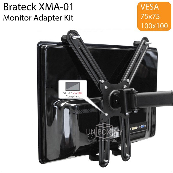 Ram Mount 4 75 Square Base Vesa 75mm 100mm Hole Patterns W Surface Mount 1 5 Rubber Ball Size Ball Mounts Square Plates Ram