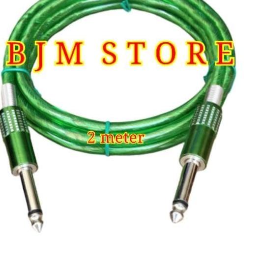 2 METER Guitar Cable / Guitar JACK AKAI TO AKAI MONO 2 Meters Shopee