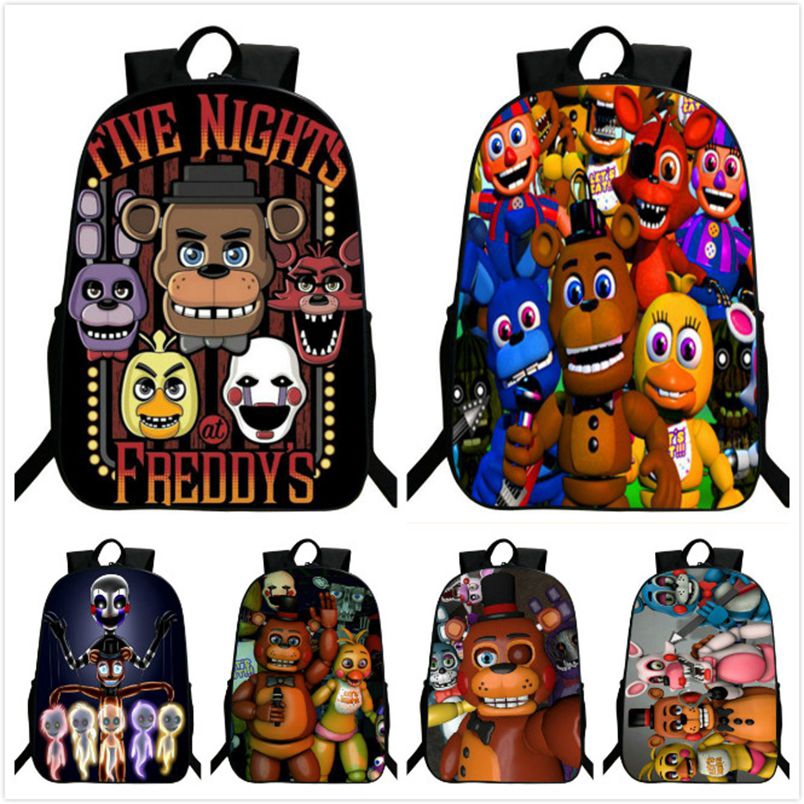 Five Nights At Freddy S Backpack Freddy Chica Foxy Bonnie Fnaf Shoulder Bags Shopee Singapore - chica in a bag roblox