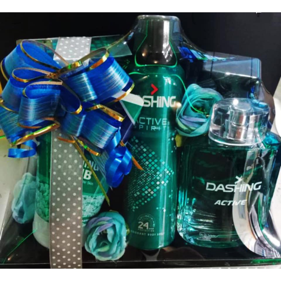 Perfume Dashing Original Set Gift Hamper Customise Special Gift For Love Shopee Singapore