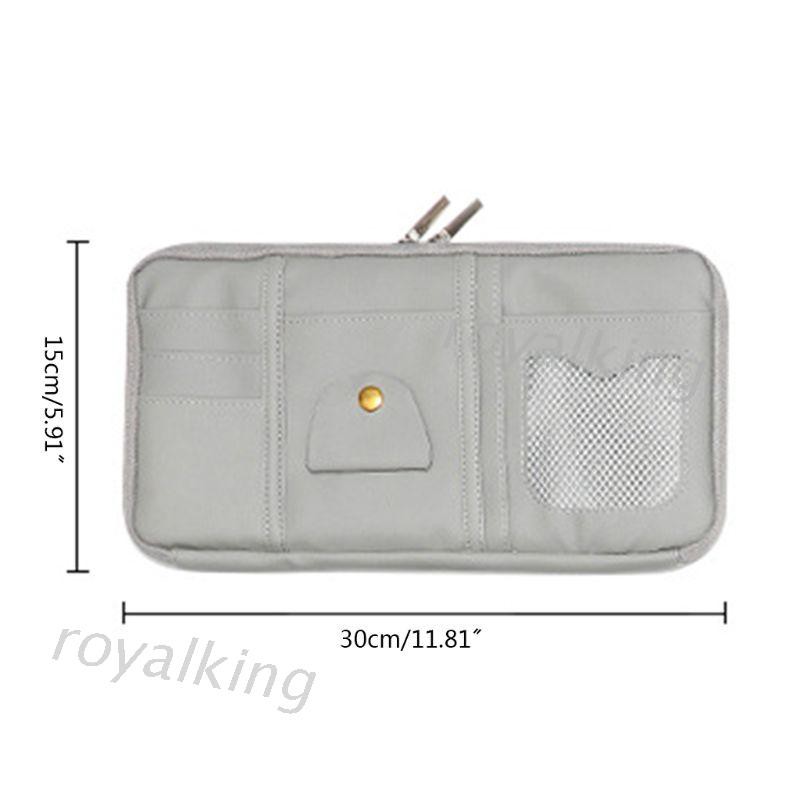sun visor registration holder