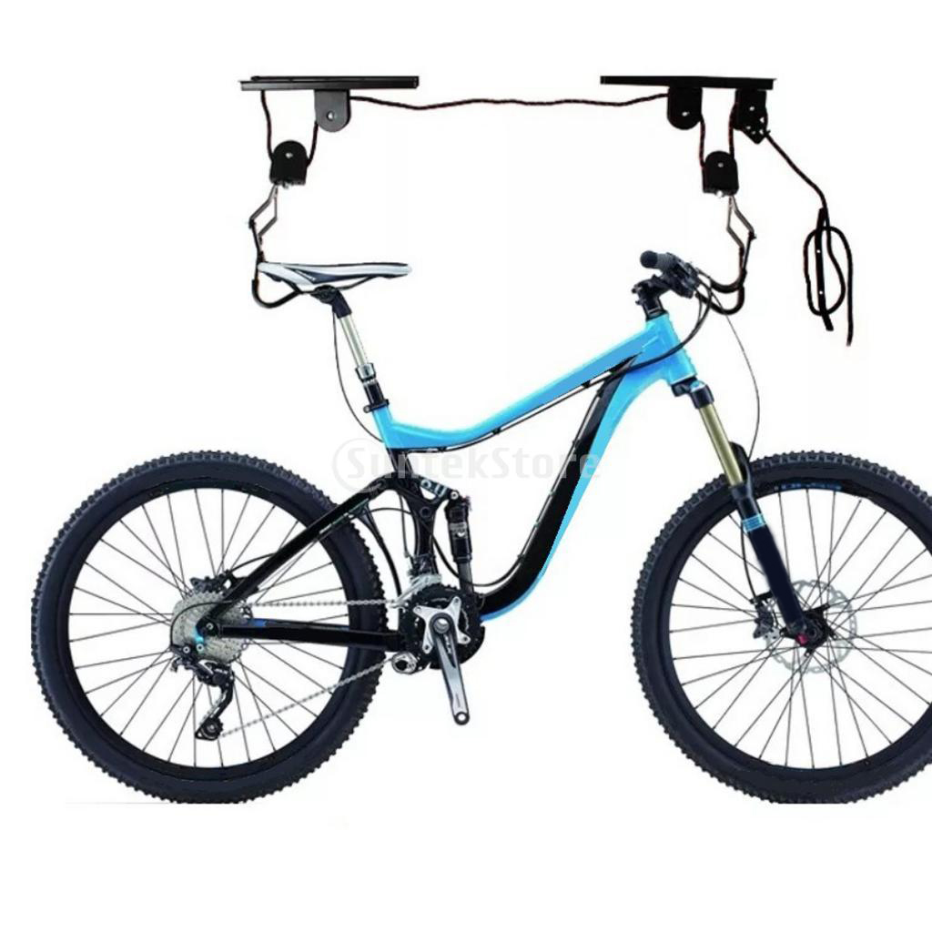 ceiling mounted bicycle rack