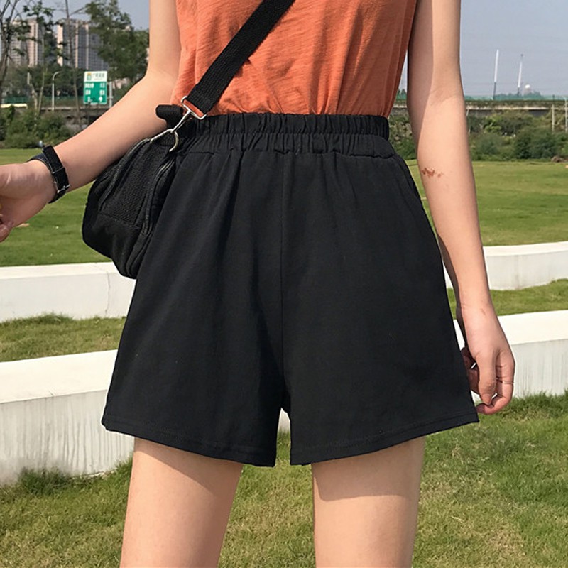 Ready Stock Plus Size S 4xl Summer Women Elastic High Waist Shorts