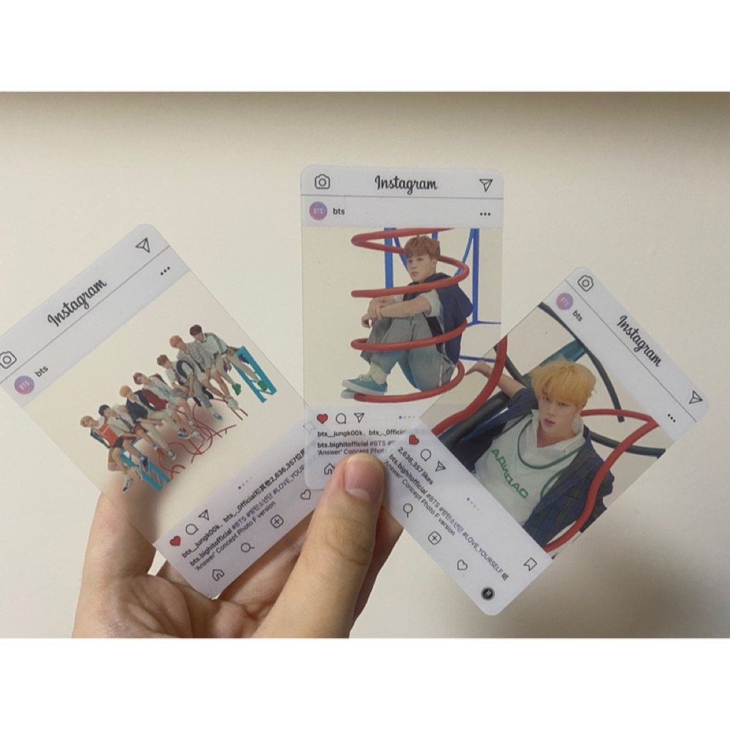 Kpop Bts Jimin Jhope Jin Instagram Design Polaroid Photocard Photo Shopee Singapore