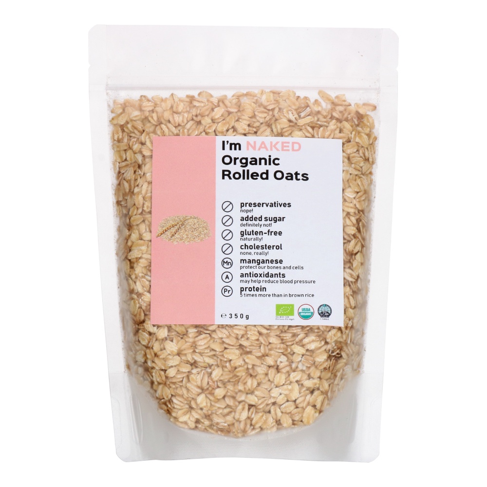 Naked Organic Rolled Oats X G Superlative Foods Singapore