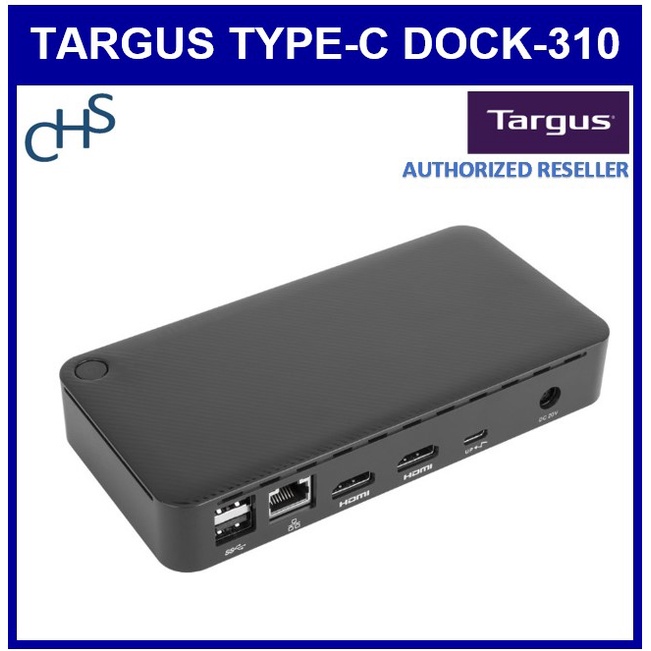 Targus Dock 310 Universal USBC DV4K Docking Station with 65W Power