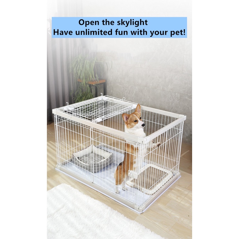 "SG SELLER" Nonskid Wooden Pet Crate Dog cage prevent sliding Pet