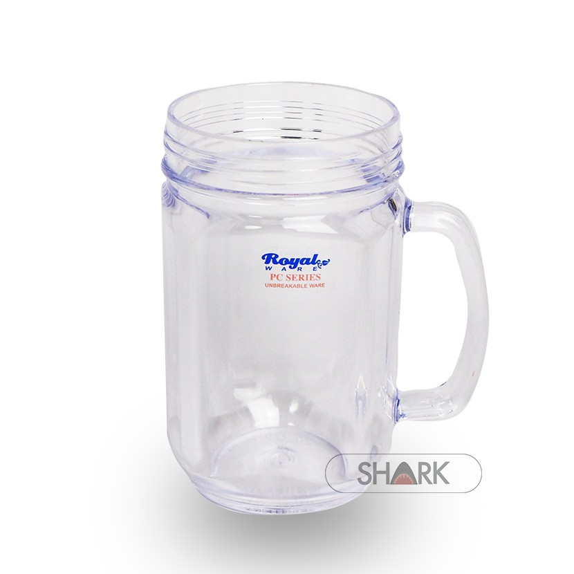  SET OF 6 450ml Unbreakable Acrylic Drinking Cup Glass 