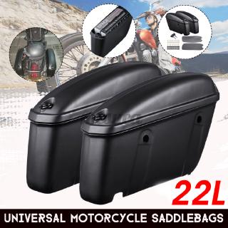 motorcycle with saddlebags