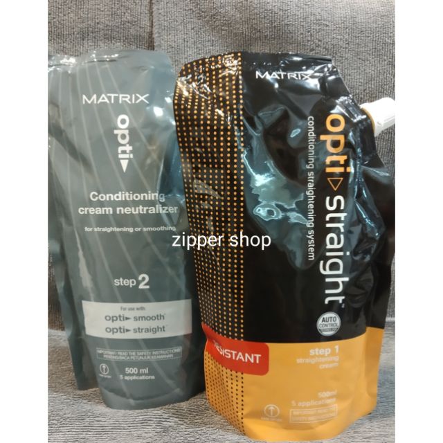 matrix hair straightening cream and neutralizer price