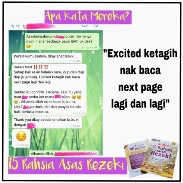 Shop Malaysia Book 21 Rahsia History Of Rezeki 17 Formula Pull Rezeki 15 Problems Of Rezeki Principles Jurnal Impian Ftr By Nora Yusof Shopee Singapore