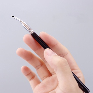 Image of thu nhỏ 1 Pcs Black Multipurpose Angled Eyeliner Brush/ Portable Soft Fibrous Filaments Detial Brushes/ Professional Super Fine Make Up Tools #2