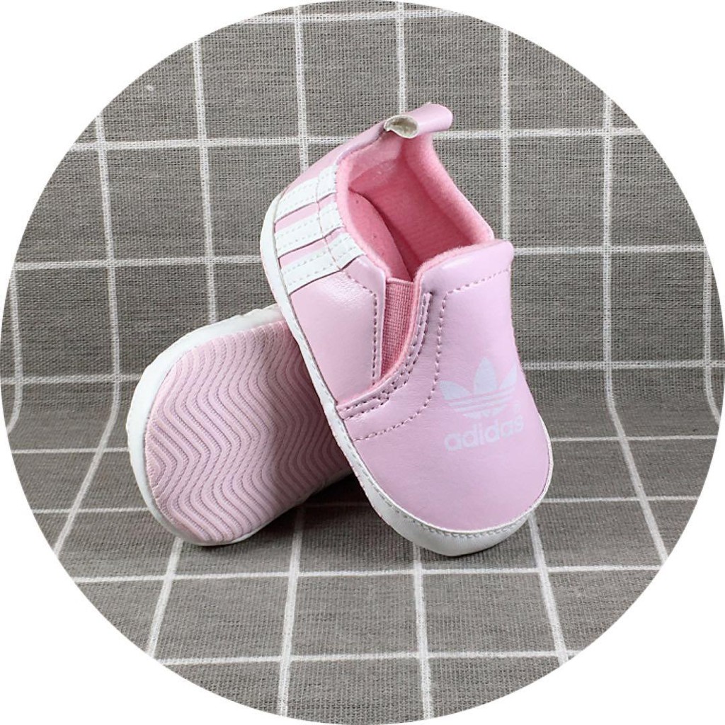 pink adidas baby shoes